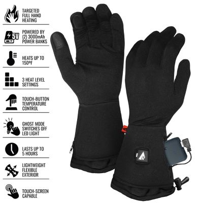 Image showing 9 th ActionHeat Women's 5V Battery Heated Gloves Liners