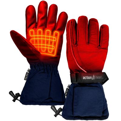 ActionHeat Men's AA Battery Heated Snow Gloves