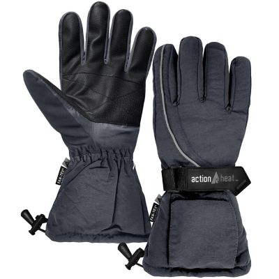 Image showing  Women's Polyester AA Battery Heated Winter Snow Gloves, 1-Pair