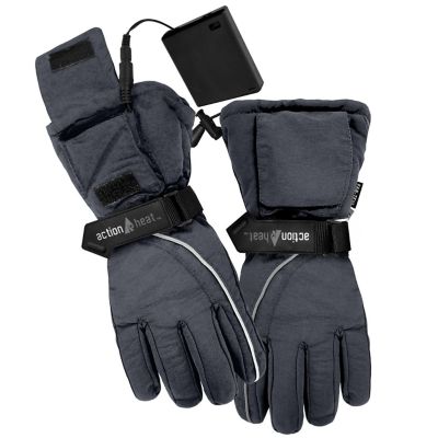 Image showing  Women's Polyester AA Battery Heated Winter Snow Gloves, 1-Pair