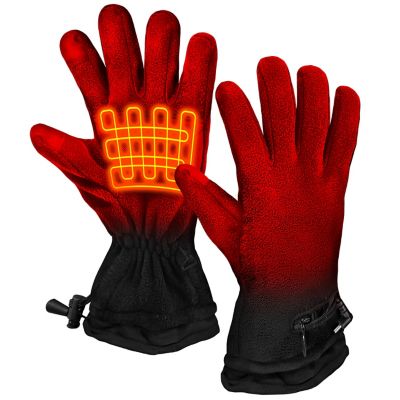 ActionHeat Unisex Adult AA Battery Heated Fleece Winter Gloves, 1-Pair