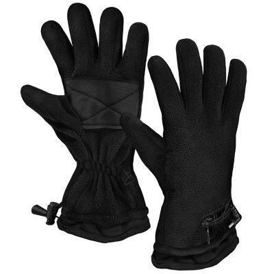 Image showing  Unisex Adult AA Battery Heated Fleece Winter Gloves, 1-Pair