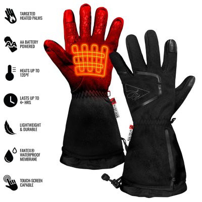 Image showing  Men's Polyester AA Battery Heated Featherweight Winter Gloves, 1-Pair