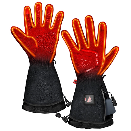 ActionHeat Women's 5V Slim-Fit Fleece Heated Gloves
