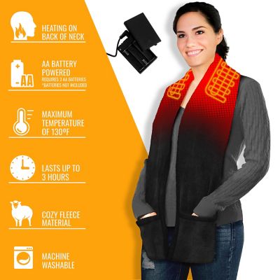 Image showing  Unisex Adult AA Battery-Heated Scarf