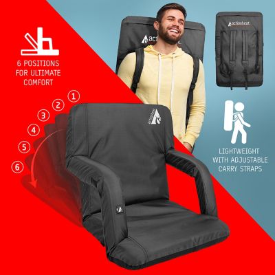 Image showing 2 th ActionHeat 5V Battery Heated Folding Bleacher Seat