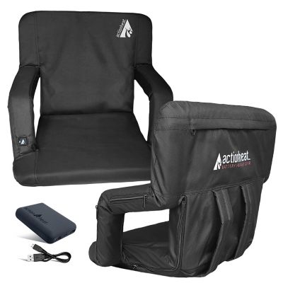Image showing 8 th ActionHeat 5V Battery Heated Folding Bleacher Seat