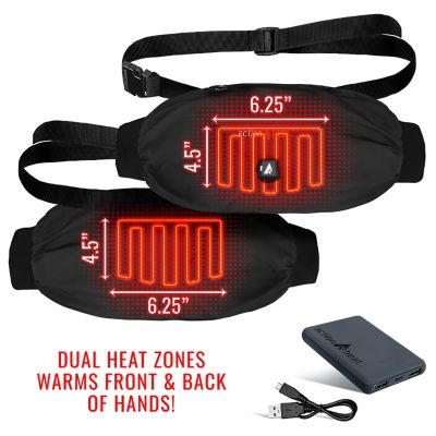 Image showing  5V Battery Heated Hand Muff Warmer, Black