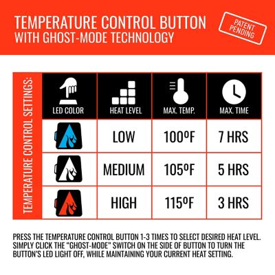 Image showing 8 th ActionHeat 5V Battery Heated Hand Muff Warmer, Black