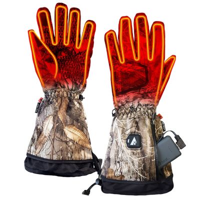 ActionHeat Women's Polyester 5V Battery Heated Featherweight Winter Gloves, 1-Pair