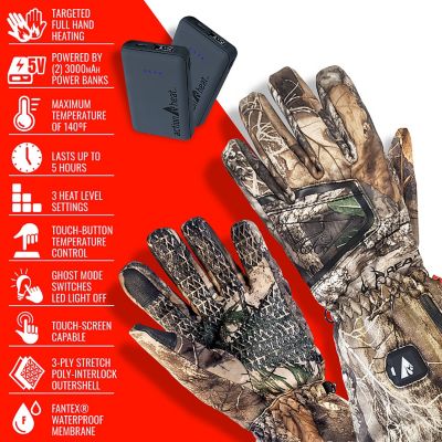 Image showing  Women's Polyester 5V Battery Heated Featherweight Winter Gloves, 1-Pair