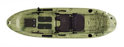 Sun Dolphin 10 ft. 4 in. Boss Sit-on-Top Fishing Kayak, Grass