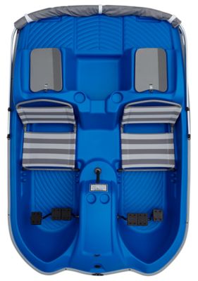 Sun Dolphin 5-Person Laguna Pedal Boat with Canopy, Blue