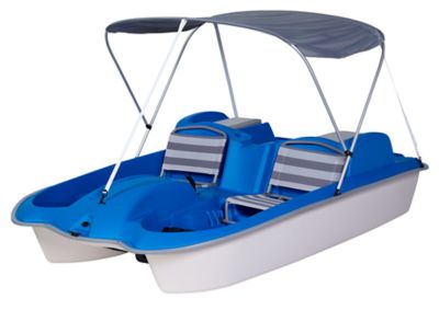 Image showing  5-Person Laguna Pedal Boat with Canopy, Blue
