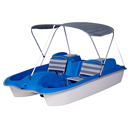 Sun Dolphin Laguna Pedal Boat with Canopy - Blue, 72551-COM at Tractor  Supply Co.