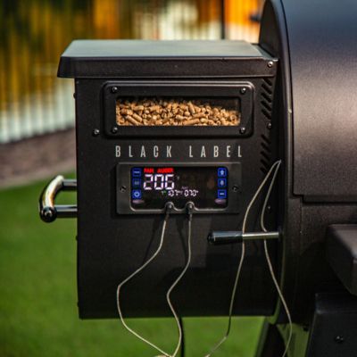 Image showing  809 sq. in. Black Label Series 1000 Wood Pellet Grill and Smoker, Black