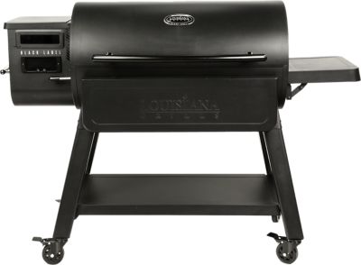 Louisiana Grills 1,180 sq. in. Black Label Series 1200 Wood Pellet Grill and Smoker, Black