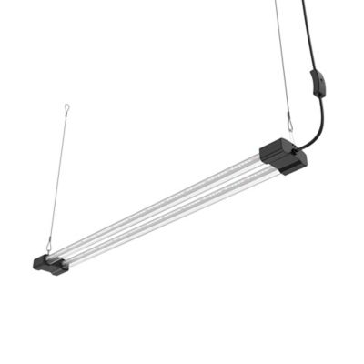 Image showing  125 Watt Equivalent 2,400-Lumen 3 ft. LED Grow Light, 20W Full Spectrum 5000K, 660 nm Red Light Enriched