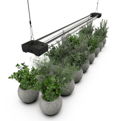 Image showing  125 Watt Equivalent 2,400-Lumen 3 ft. LED Grow Light, 20W Full Spectrum 5000K, 660 nm Red Light Enriched