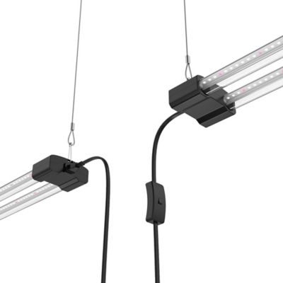Image showing 5 th BoostGro 125 Watt Equivalent 2,400-Lumen 3 ft. LED Grow Light, 20W Full Spectrum 5000K, 660 nm Red Light Enriched