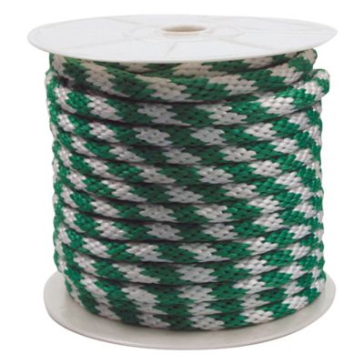Rope King 5/8 in. x 140 ft. Gray/White Solid Braided Poly Rope