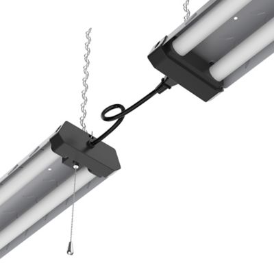 Image showing 9 th Boost 5,500-Lumen LED Heavy-Duty Shop Lights, 4 ft., 48W, 4,000K, 2-Pack