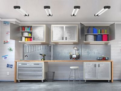 Image showing  4,000-Lumen LED Shop Lights, 4 ft., 40W, 5,000K, 4-Pack