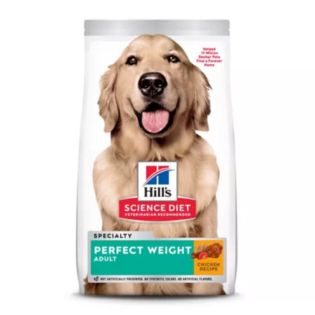 Hill's Science Diet Adult Perfect Weight Chicken Recipe Dry Dog Food 607827 Dry Dog Food