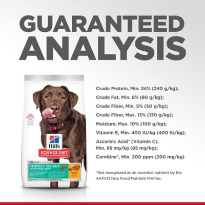 Image showing 7 th Hill's Science Diet Large Breed Adult Perfect Weight Chicken Recipe Dry Dog Food, 25 lb. Bag