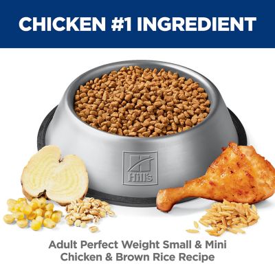Image showing  Small and Mini Breed Adult Perfect Weight Chicken Recipe Dry Dog Food