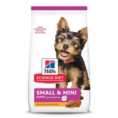 Hill's Science Diet Small and Mini Breed Puppy Chicken and Barley Recipe Dry Dog Food, 30 lb. Bag