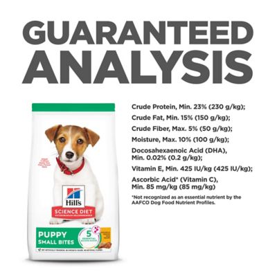 Image showing 7 th Hill's Science Diet Puppy Small Bites Chicken Meal and Barley Recipe Dry Dog Food