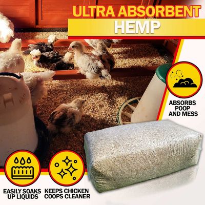Image showing  Hemp Chicken Coop Bedding, 33 lb