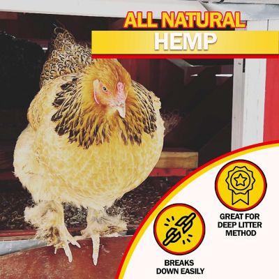 Image showing 7 th My Favorite Chicken Hemp Chicken Coop Bedding, 33 lb
