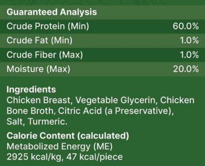 Image showing  Smoked Chicken Jerky with Bone Broth and Turmeric Dog Treats, 24 oz.