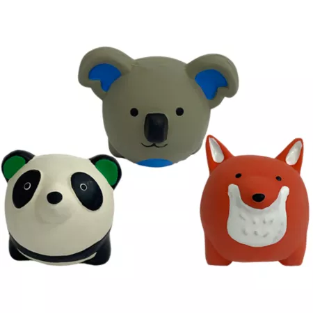 Multipet Minipet Round Latex Dog Toy Dog Fetch Toys