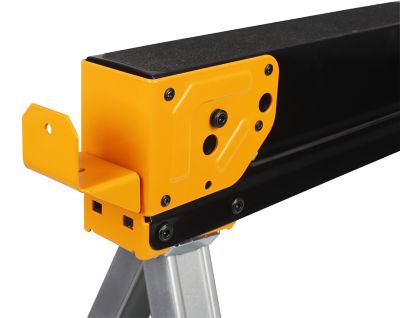 Image showing  41.3 in. x 23.3 in. 1,100 lb. Capacity Folding Sawhorses, 2-Pack