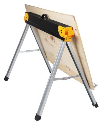 Image showing  41.3 in. x 23.3 in. 1,100 lb. Capacity Folding Sawhorses, 2-Pack
