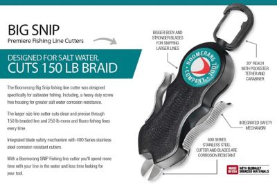 Image showing  Big Snip Heavy Duty Retractable Stainless Steel Fishing Line Cutters, BTC205