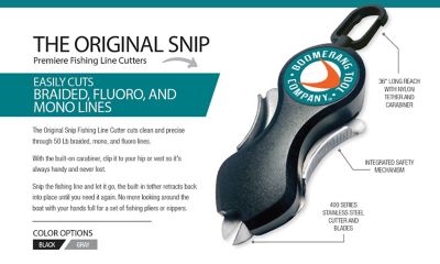 Image showing  Original Snip Retractable Stainless Steel Fishing Line Cutters