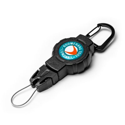 Image showing  Small Carabiner Style Retractable Gear Tether with Universal Attachment and Easy Change End Fitting