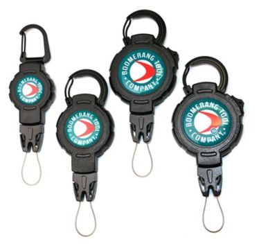 Image showing  Medium Carabiner Style Retractable Gear Tether with Universal Attachment and Easy Change End Fitting
