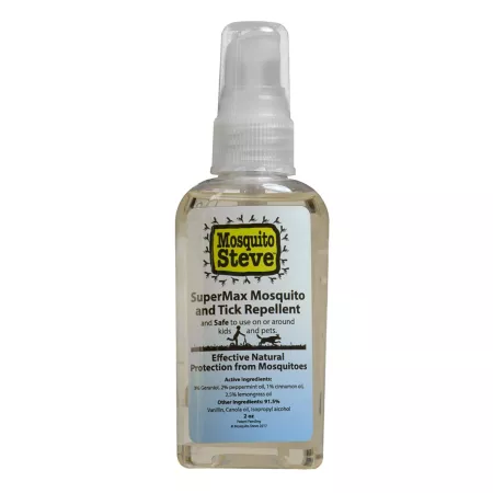 Mosquito Steve Supermax Topical Mosquito and Tick Repellent 868026000219 Insect Repellent