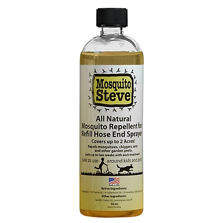 Mosquito Steve Hose End Refill for Mosquitoes, Chiggers and Fleas, Best Yard Spray Available