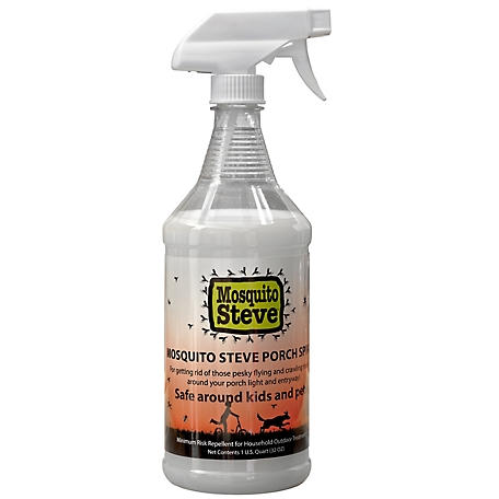 Mosquito Steve Porch Spray to Eliminate Porch Light Pests and Crane Flies