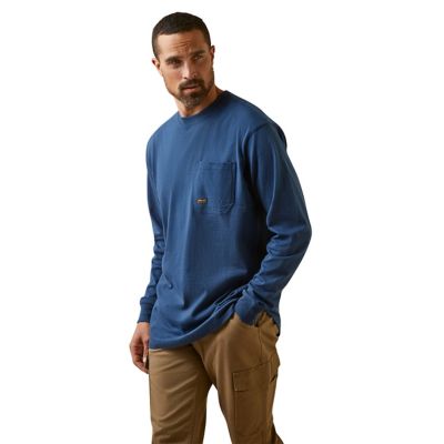 Image showing  Men's Rebar Cotton Strong Union City Long -Sleeve Work T-Shirt, 10046343