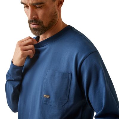 Image showing  Men's Rebar Cotton Strong Union City Long -Sleeve Work T-Shirt, 10046343