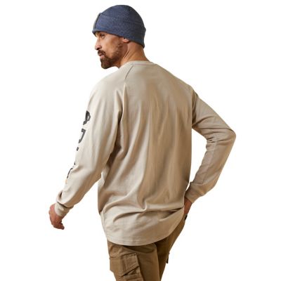 Image showing  Men's Rebar Cotton Strong Graphic Long-Sleeve Work T-Shirt