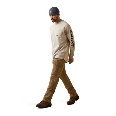 Image showing  Men's Rebar Cotton Strong Graphic Long-Sleeve Work T-Shirt