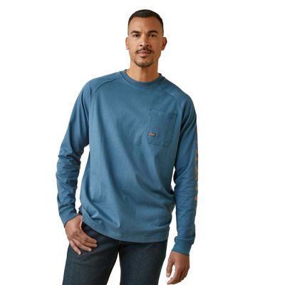 Ariat Men's Rebar Cotton Strong Graphic Long-Sleeve Work T-Shirt